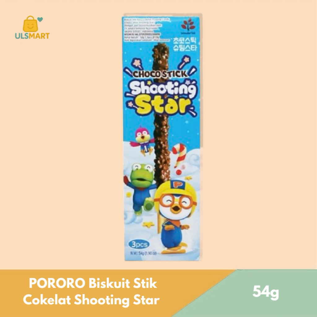 

PORORO Biskuit Stik Cokelat Shooting Star 54 g