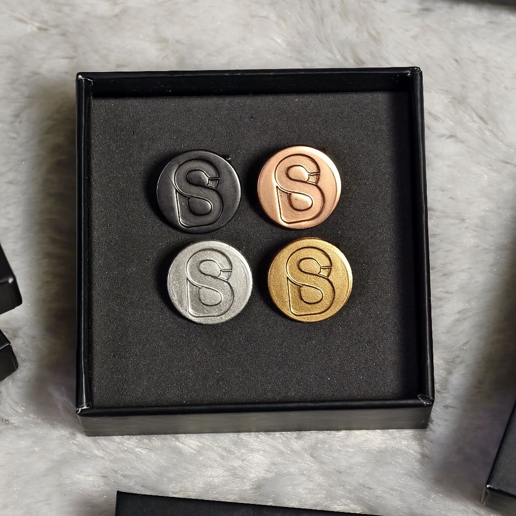 SALE BROSS BULAT DAGU BUTTONSCARVES ORIGINAL SET 4 PCS