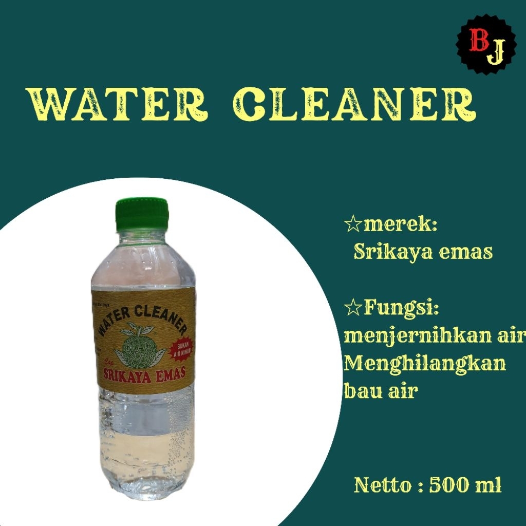 water cleaner 500 ml /  penjernih air dan penghilang bau air sumur