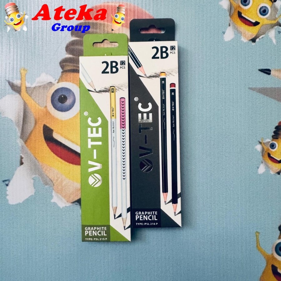 

[BOX/12PCS] V-TEC PENSIL 2B PSL 215P 216P