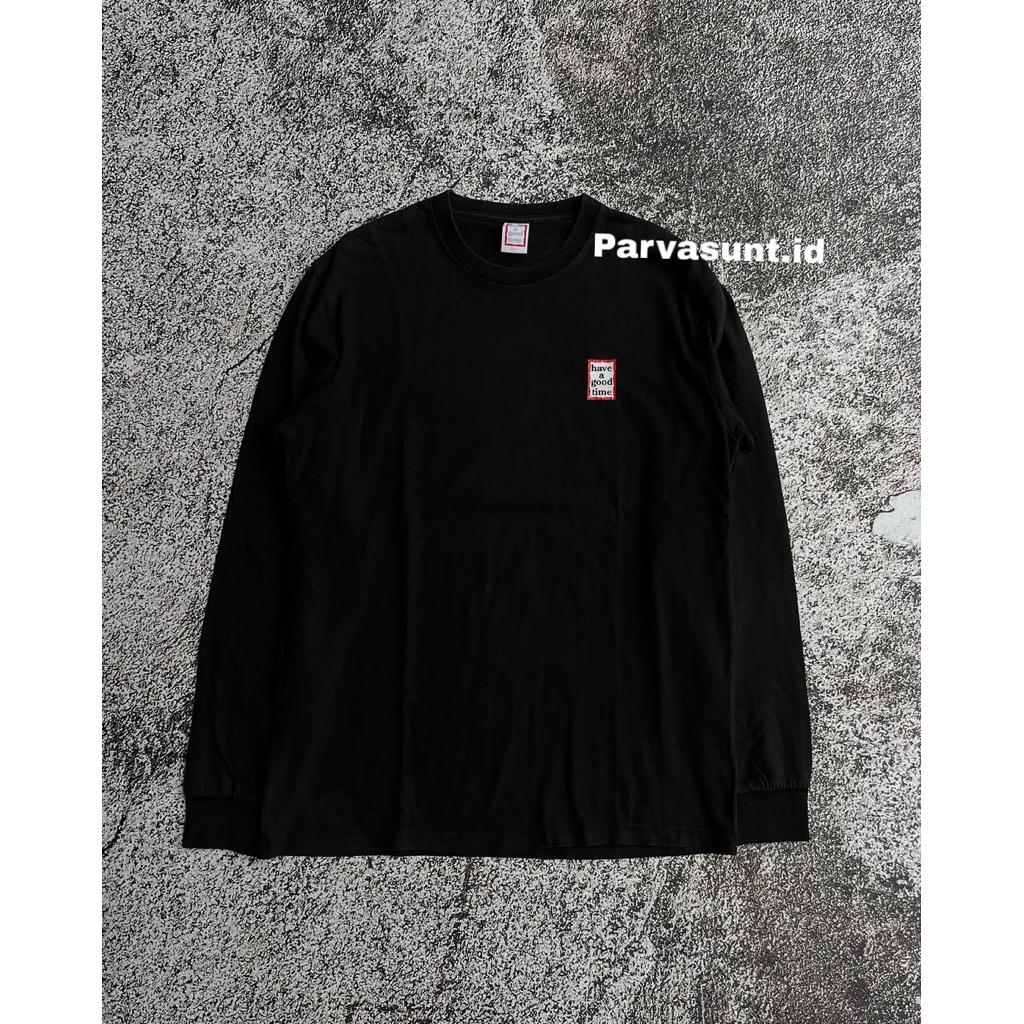 Have A Good Time Mini Frame Long Sleeve White Premium Unisex