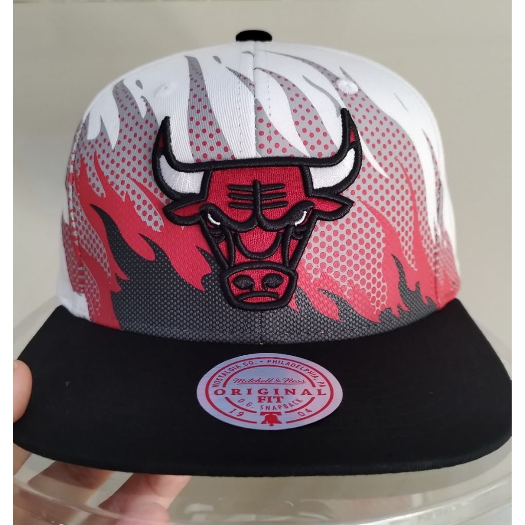 topi chicago bulls mitchell & ness original 100%