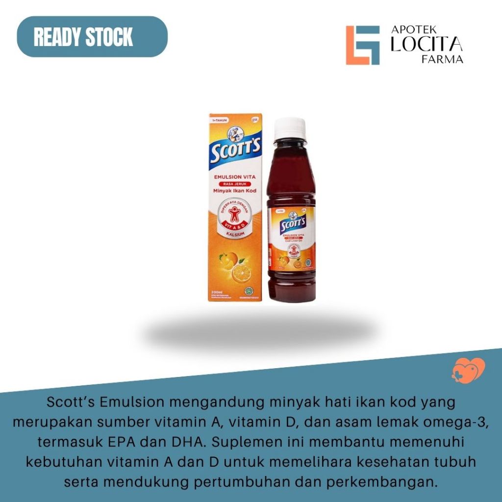 SCOTT'S EMULSION VITA ORANGE 400ML