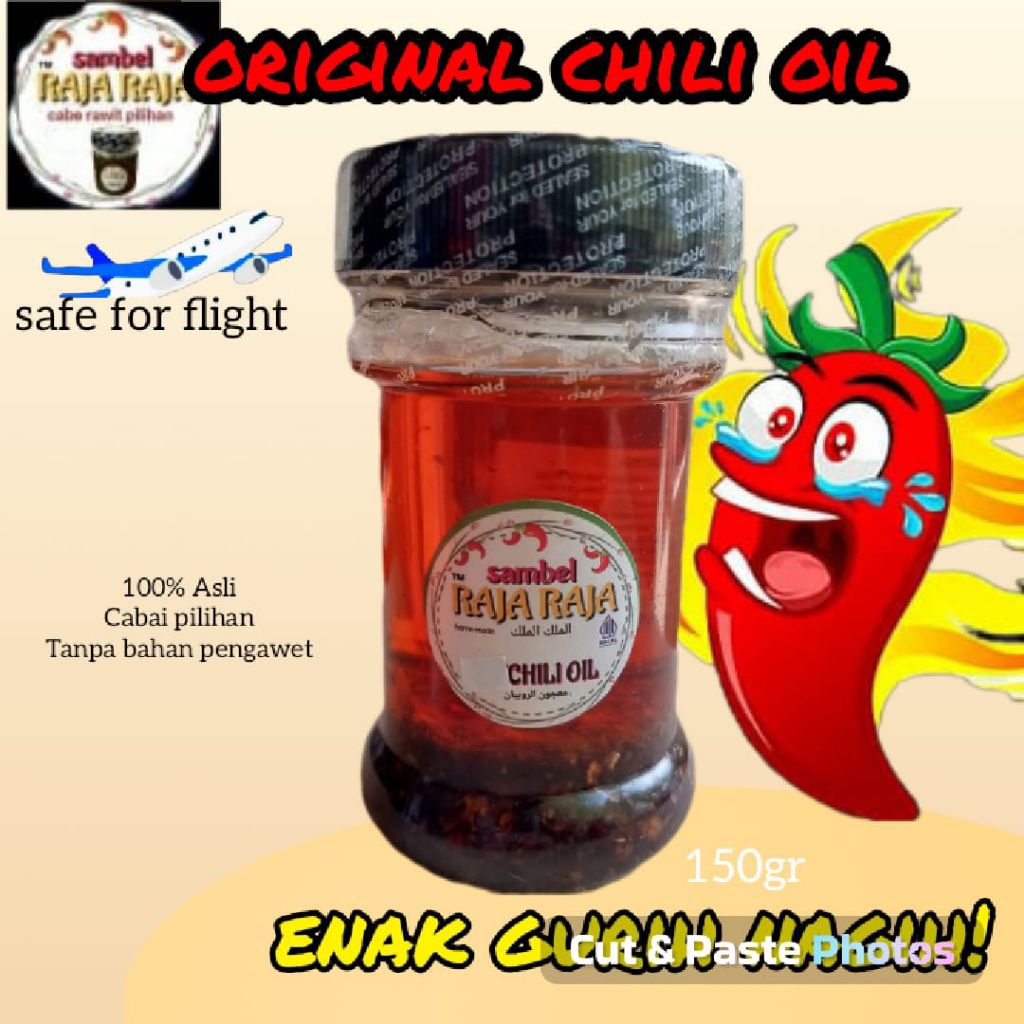 

ORIGINAL CHILI OIL 145gr PELENGKAP MENU MAKANAN SEHARI-HARI GURIH NAMPOL