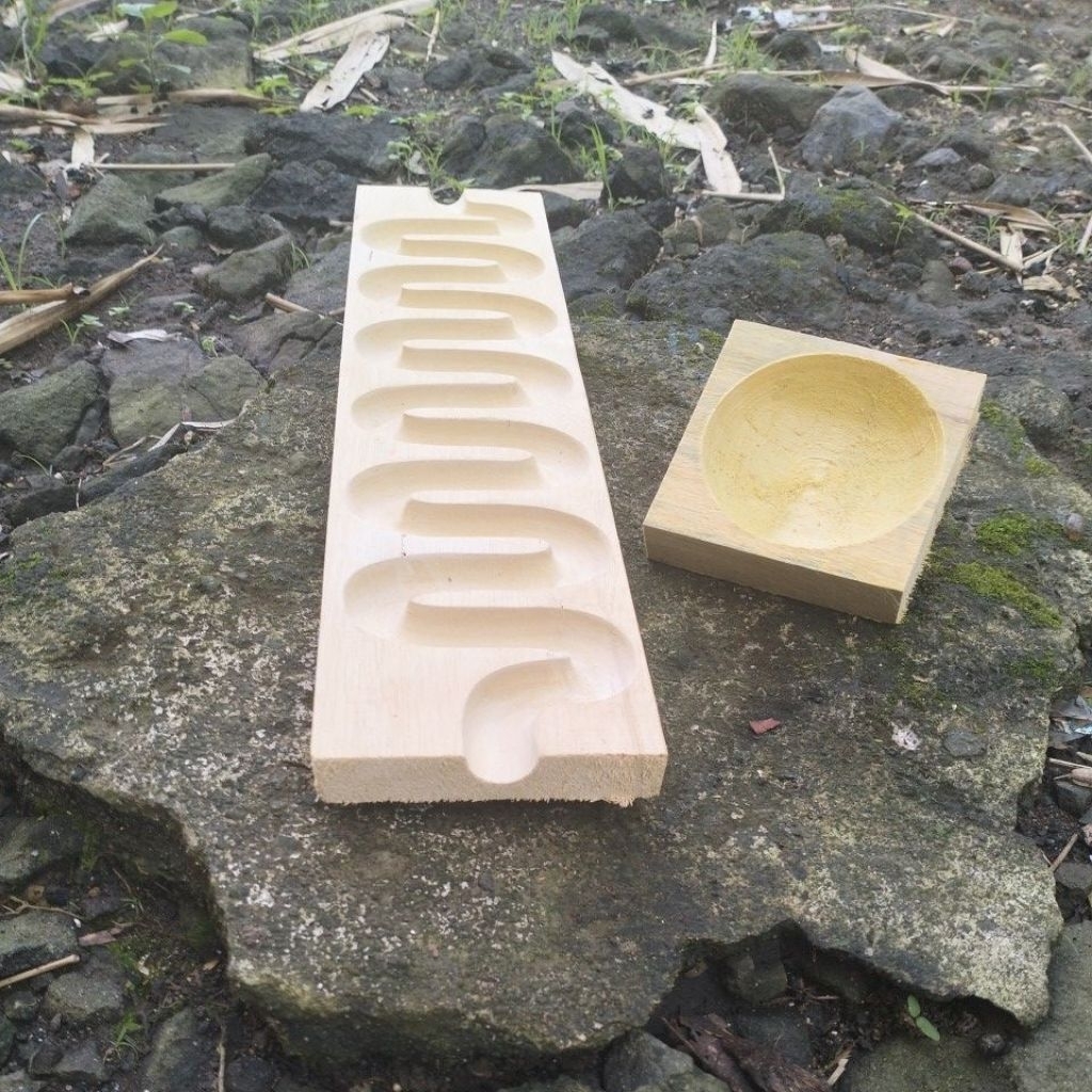 Mainan Kayu Jalur Kelereng /Marble Run | Satu Set sama bowl / mangkuk  Edukasi Anak & Dekorasi Unik