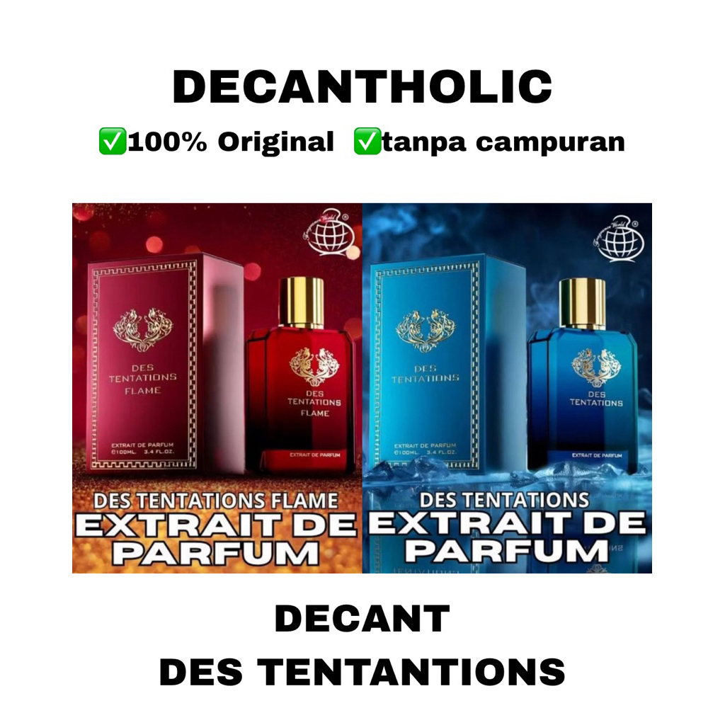 decant DES TENTATIONS EXTRAIT