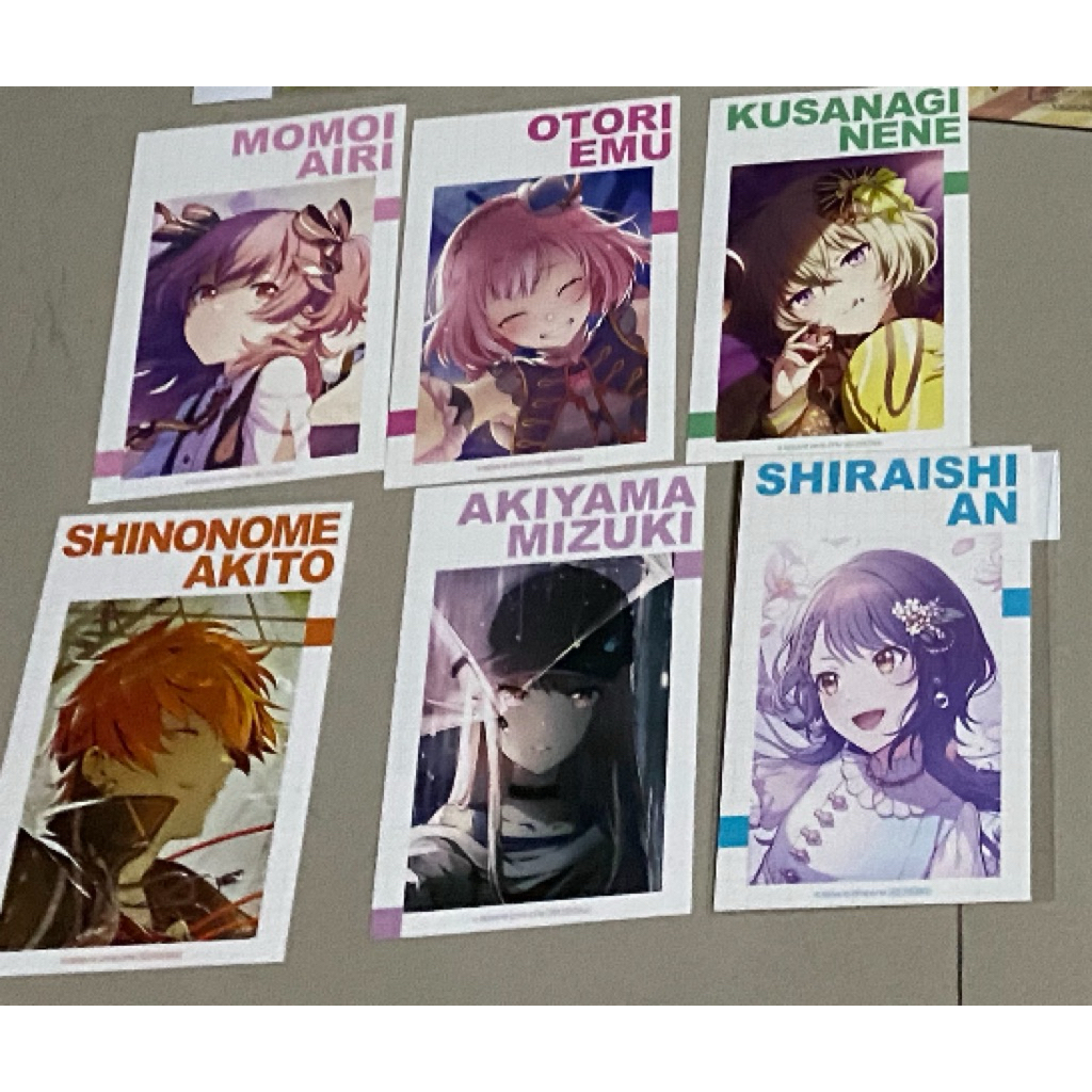 

postcard project sekai official animate