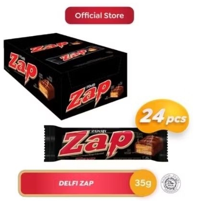 

Delfi Zap 35gr Cokelat 1 Box isi 24 pcs