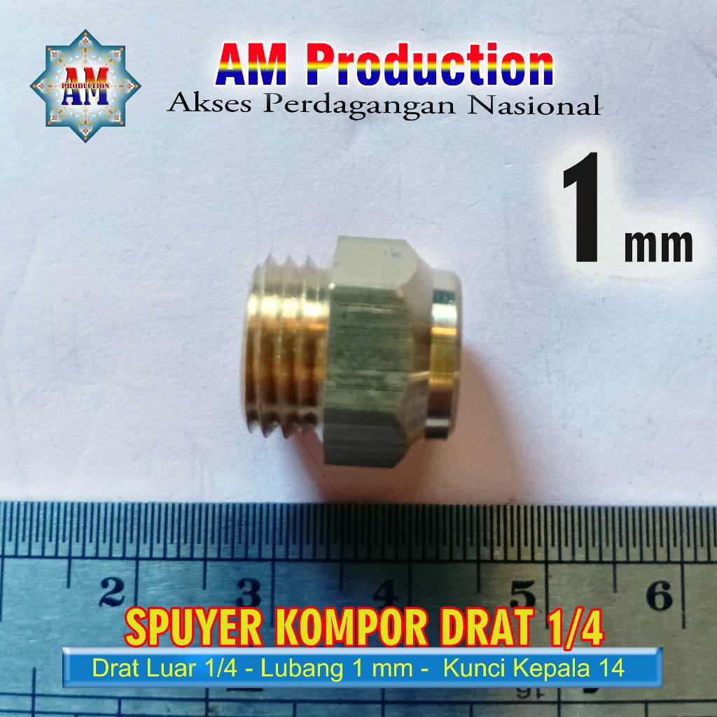 Spuyer Kompor ukuran drat 1/4