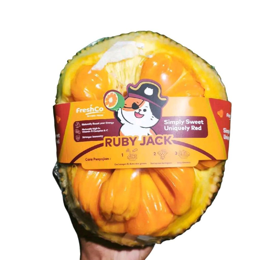 

Freshco nangka Ruby jack super manis orange simply sweet uniquely red