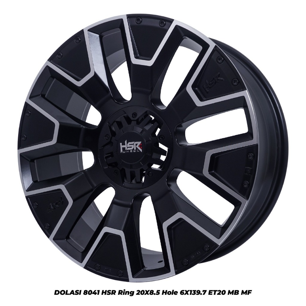 Velg Mobil Fortuner, Triton HSR DOLASI RING 20 LEBAR 8,5 PCD 6X139,7 MBMF