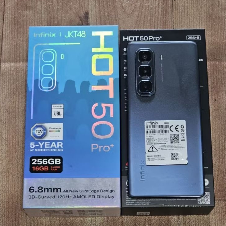 INFINIX HOT 50 PRO PLUS 8/256 SECOND MULUS FULLSET ACC LENGKAP