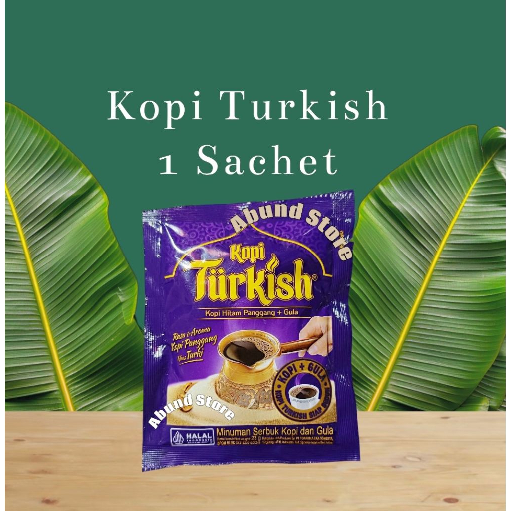 

Kopi Turkish 1 Sachet Kopi Hitam Plus Gula Kopi Instant Mayora Kopi item