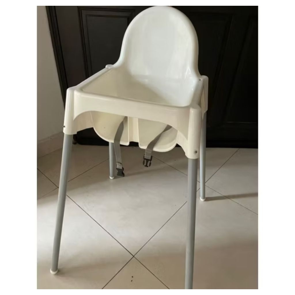 Kursi makan anak bayi antilop ikea baby chair white