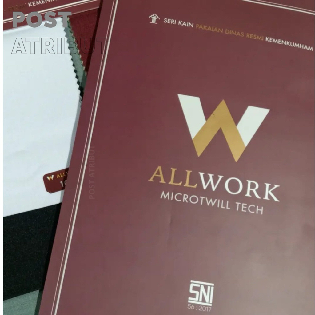 Bahan Seragam Dinas ALLWORK KEMENKUMHAM TERBARU / Bahan Seragam Dinas / Bahan Baju PDH / Bahan Baju 