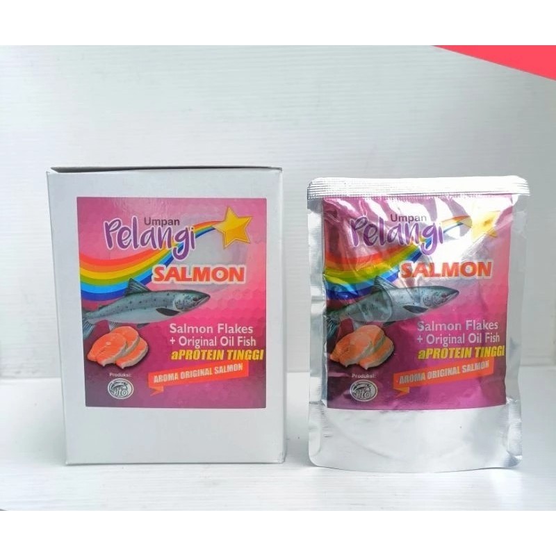 Amisan Djempol Pelangi ikan SALMON