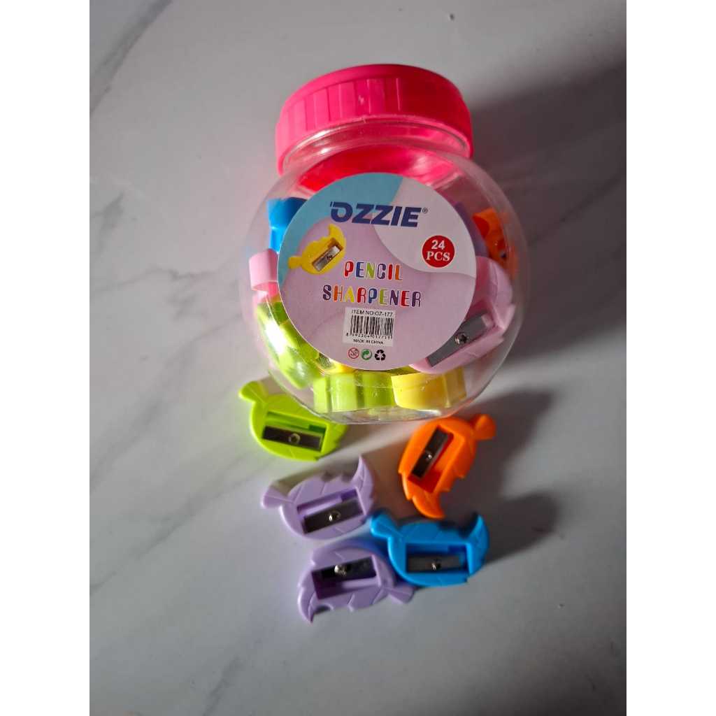 

1 Toples Serutan Ongotan Rautan Pensil Toples Motif Karakter Lucu Isi 24 PCS