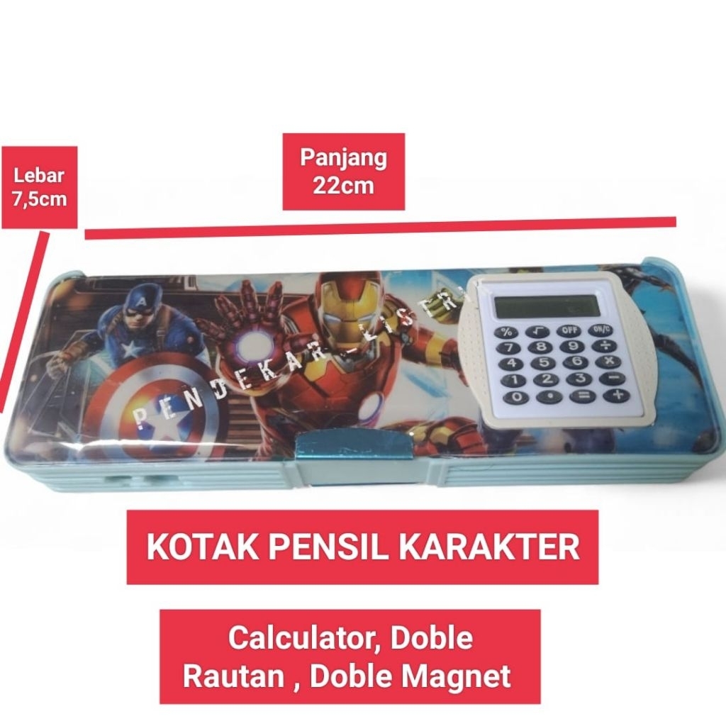 

KOTAK PENSIL KARAKTER DOBLE MAGNET UKURAN NORMAL