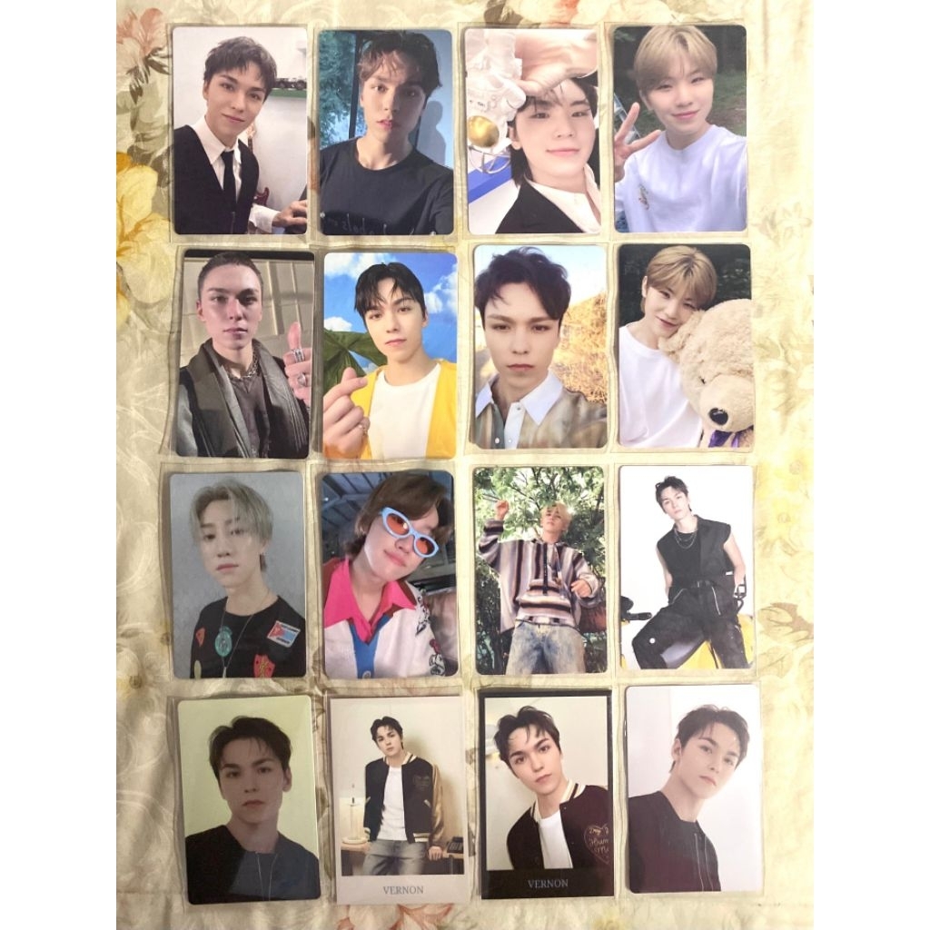 READY BISA COD SERBA 20K PHOTOCARD SEVENTEEN OFFICIAL PC VERNON WOOZI MINGHAO SCOUPS RIGHT HERE BURS