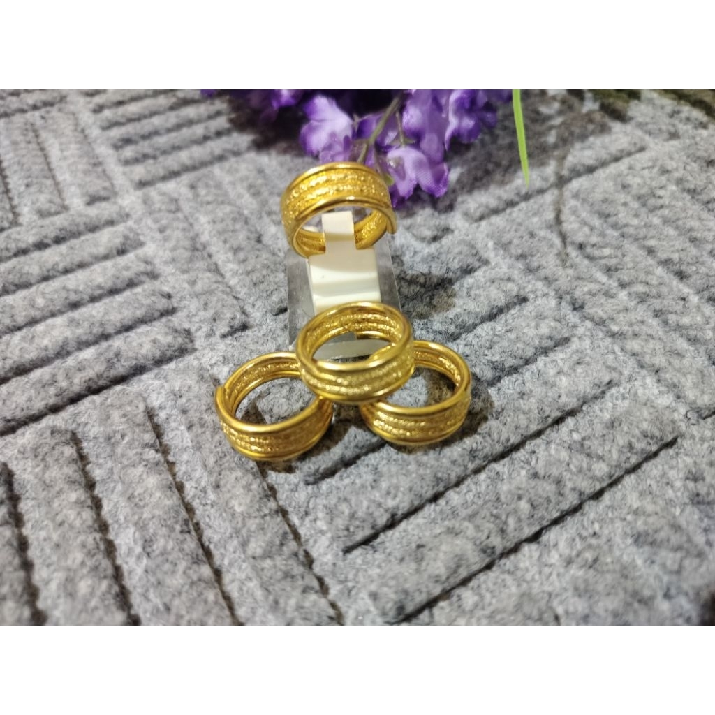 cincin mas penang lapis emas 24k