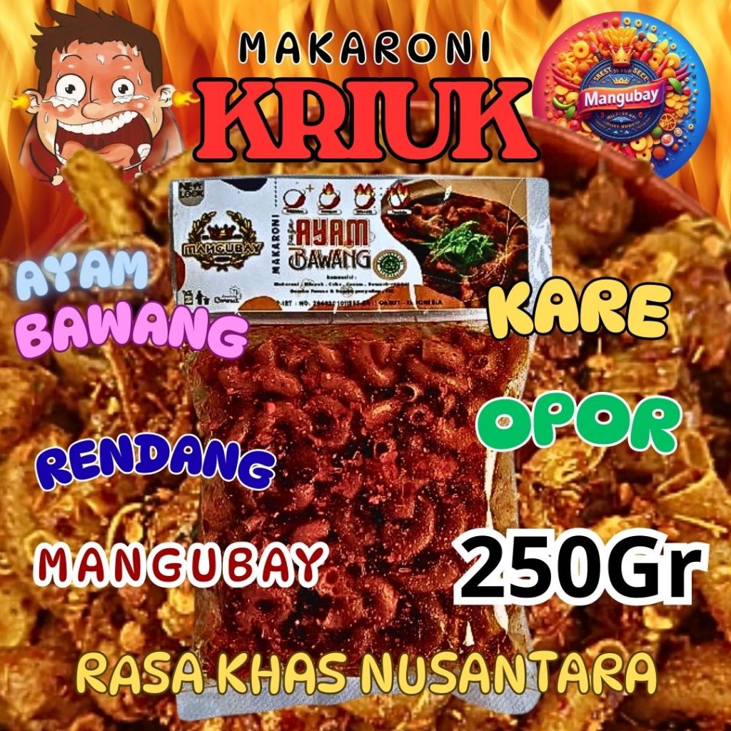 

MAKARONI KRIUK 250GRAM MANGUBAY