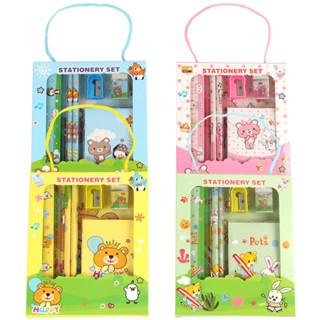 

Alat Tulis Set 6IN1 Stationery Set Lucu Karakter Set Perlengkapan Alat Tulis Sekolah Anak