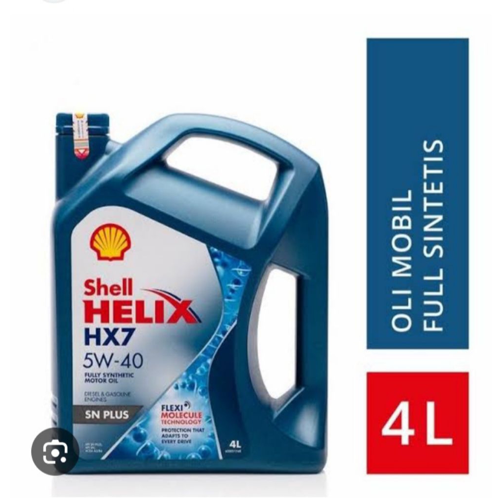 oli shell helix Hx7 5w40 4 liter