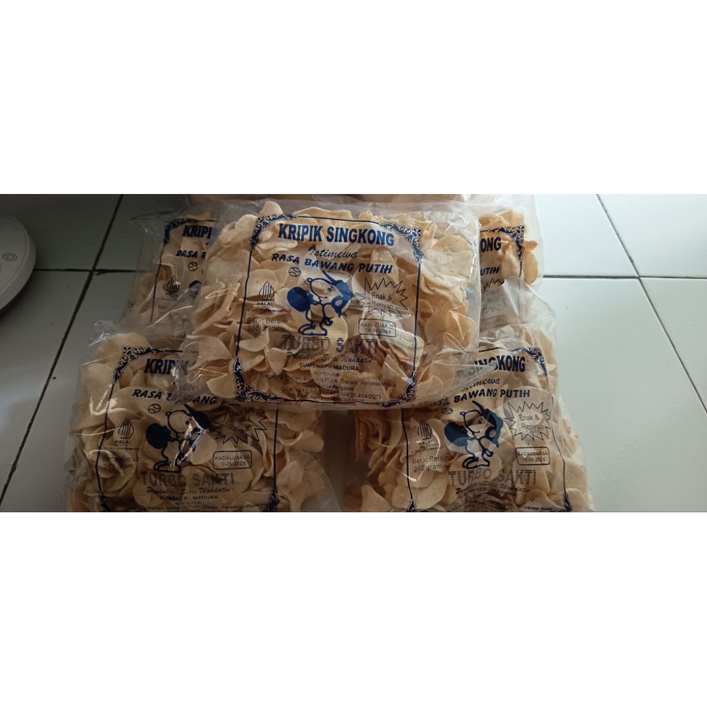 

Kripik singkong Turbo Sakti Madura (260 G)
