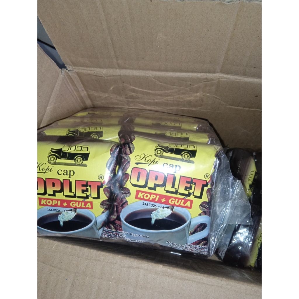 

[termurah] kopi oplet plus gula 1 pack isi 20 pcs