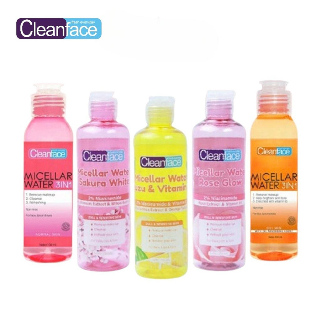 CleanFace Micellar Water Purbasari 250ml