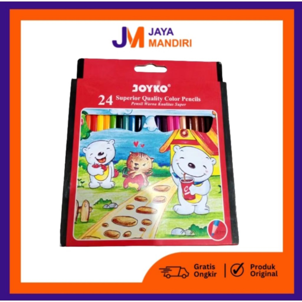 

Pensil Warna Joyko Isi 24 Warna