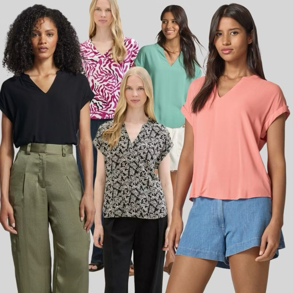 BLOUSE LILAC REJECT NODA WANITA BRANDED NEW