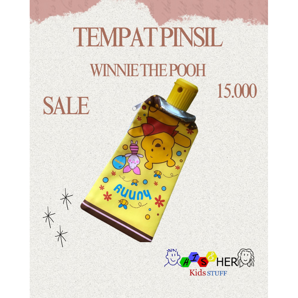 

Tempat pinsil Winnie the pooh