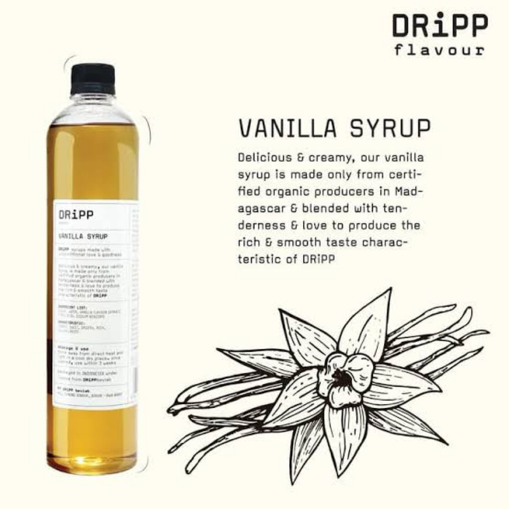 

Dripp vanilla syrup