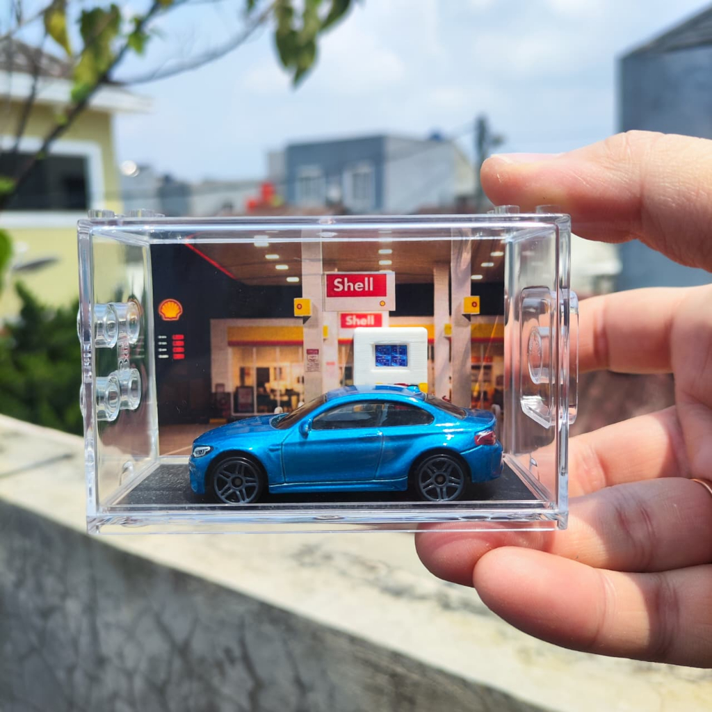 DIORAMA DIECAST SHELL - MINI DIORAMA - DIORAMA MINI WITH ACRYLIC - PAJANGAN DIECAST - ACRYLIK DIECAS