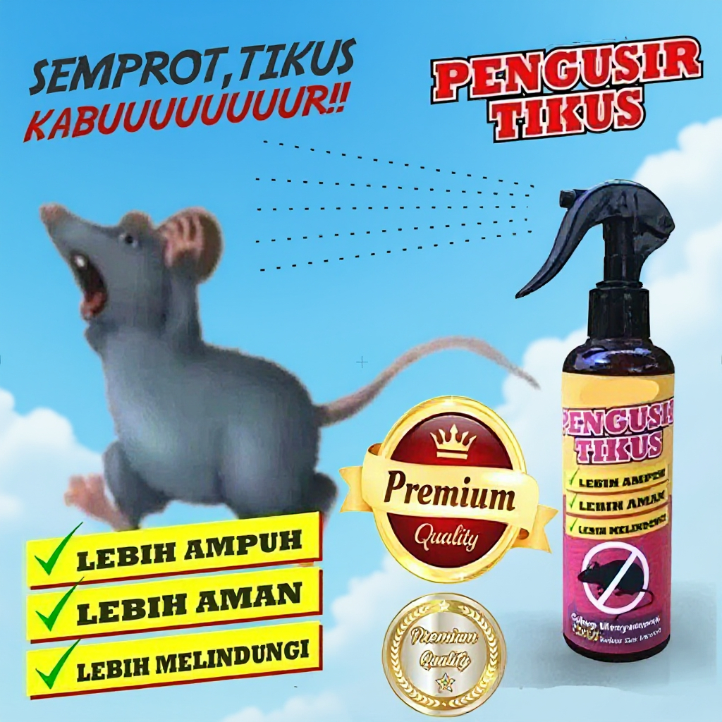 Pengusir Tikus, Pengusir Tikus Mobil/ Pengusir Tikus Tahan Lama/ Cairan Pengusir Tikus Anti Tikus