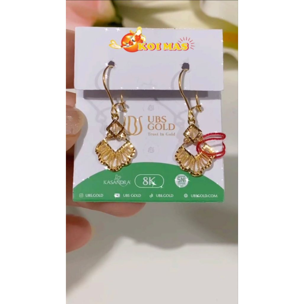 Anting Emas Dubai Gold 8K