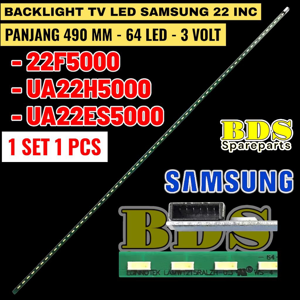 Backlight Tv led SAMSUNG 22 inch UA22F5000 UA22H5000 UA22ES5000