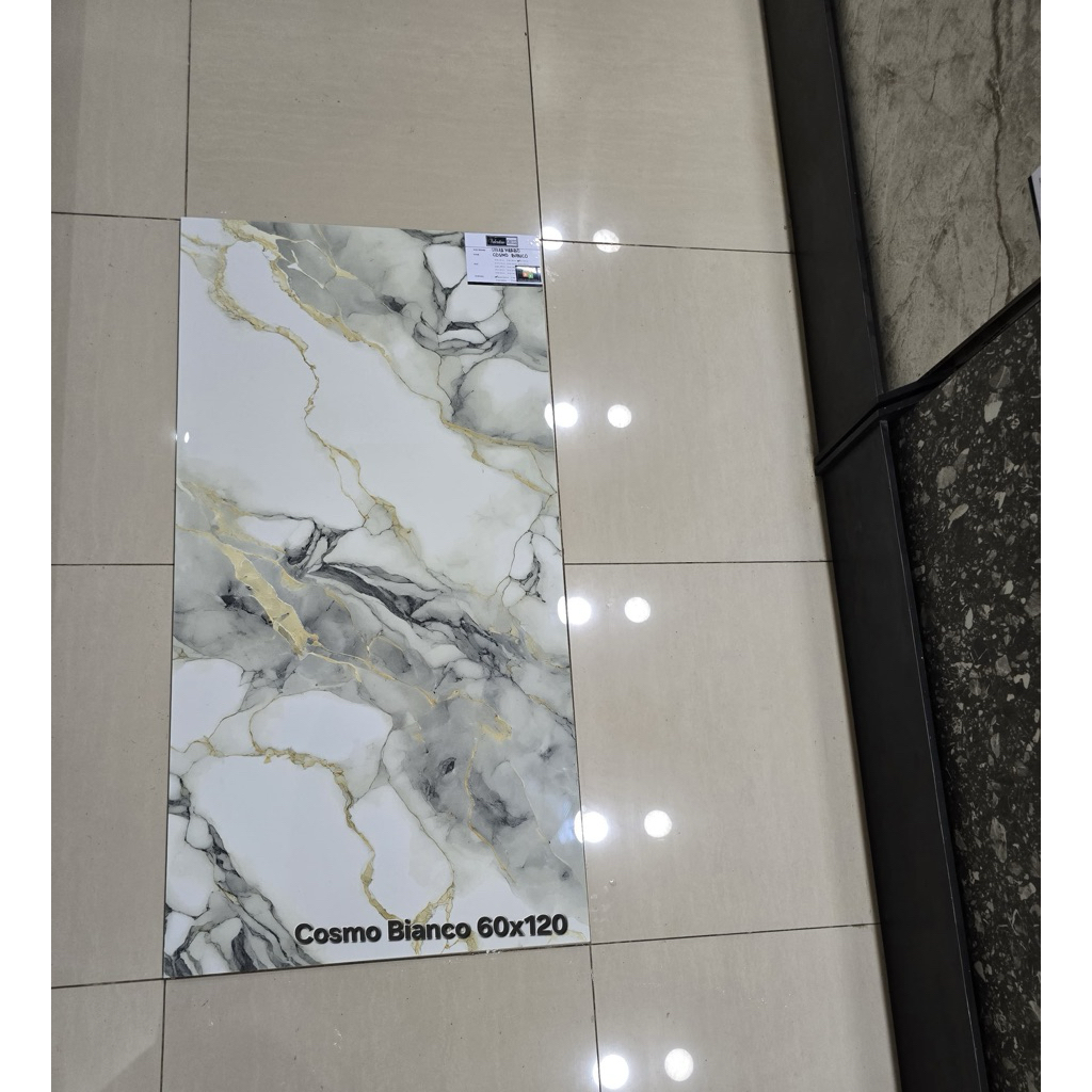 granit motif marmer cosmo bianco 60x120