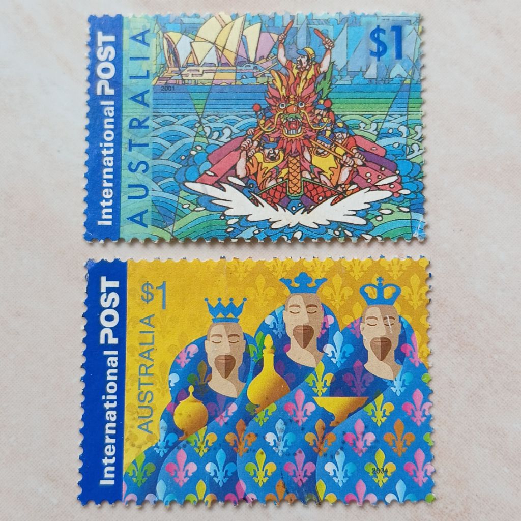 

Perangko Prangko Australia 2001-2004 Seri Campur 2 Pcs - YN2723