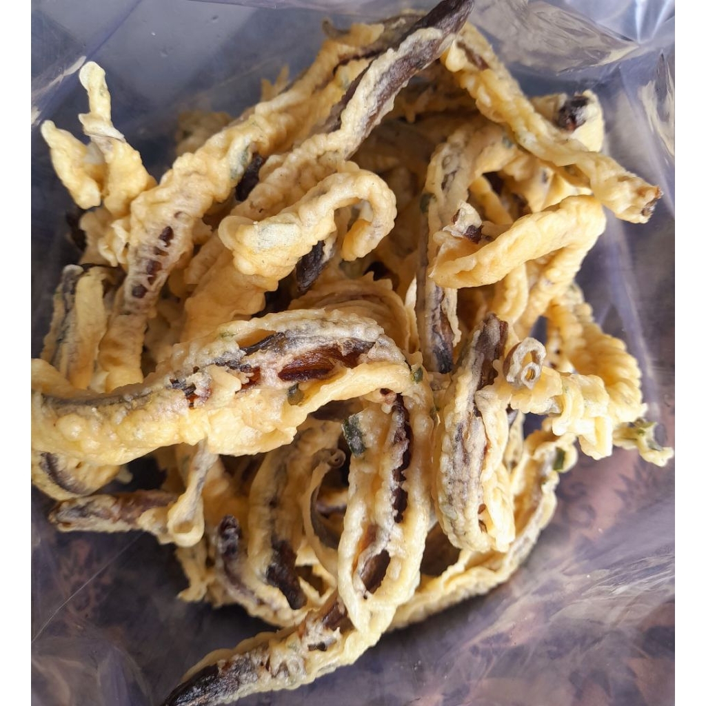 

Kripik Belut Rasa Daun Jeruk Enak dan Renyah 1kg