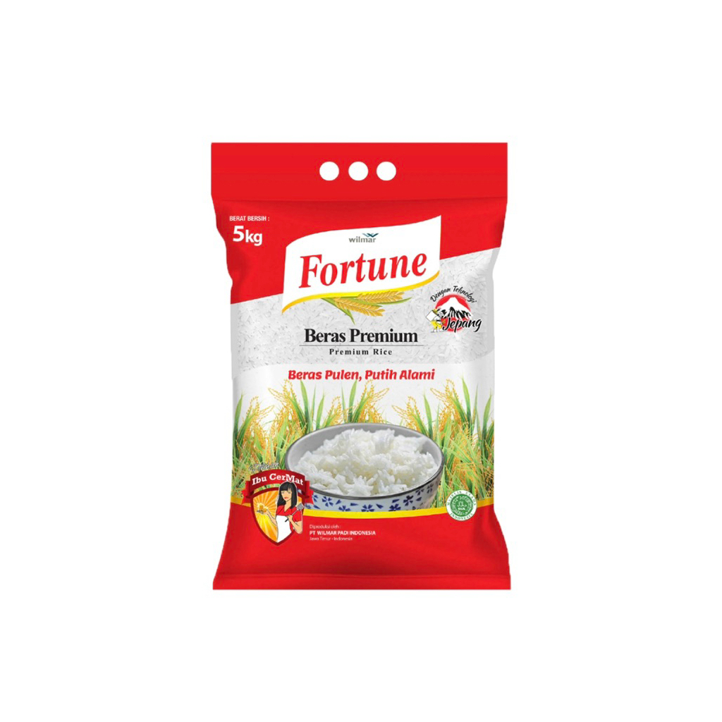 

Beras Pulen Putih Alami Premium Fortune 5 kilogram