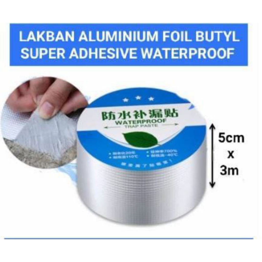LAKBAN PENUTUP ATAP DAN PIPA BOCOR ukuran 3 METER
