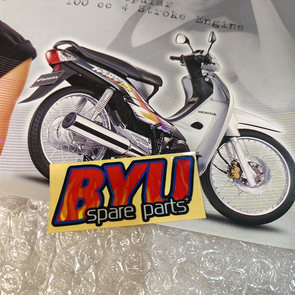 Brosur foto gambar Wave 100 s / Supra 100 s Original Honda Thailand 🇹🇭