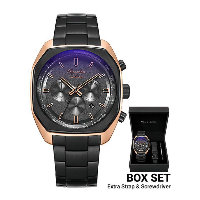ALEXANDRE CHRISTIE 6666MCBBRBA JAM TANGAN PRIA ORIGINAL