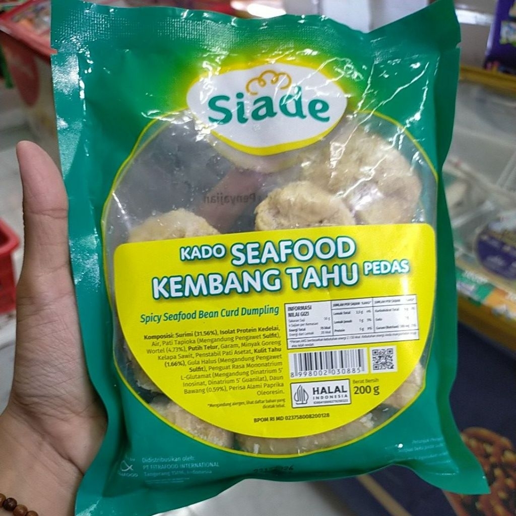 

siade kembang tahu pedas 200
