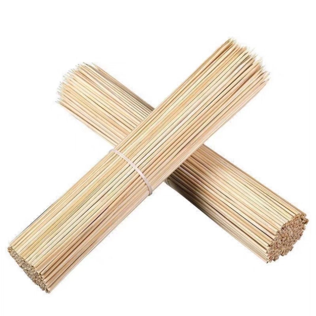 Tusukan lidi bambu/ Tusuk buket bunga 30 40cm Tusuk Sate stik ujung panjang