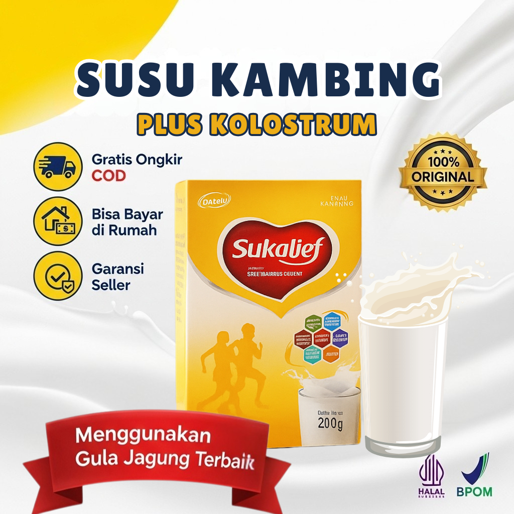 

Sukalief Susu Kambing Bubuk Original Susu Kambing Etawa 200 gr