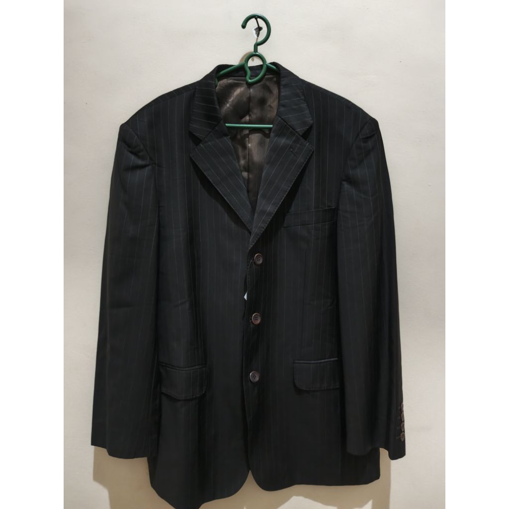 Jas preloved kode 86/SP hitam salur