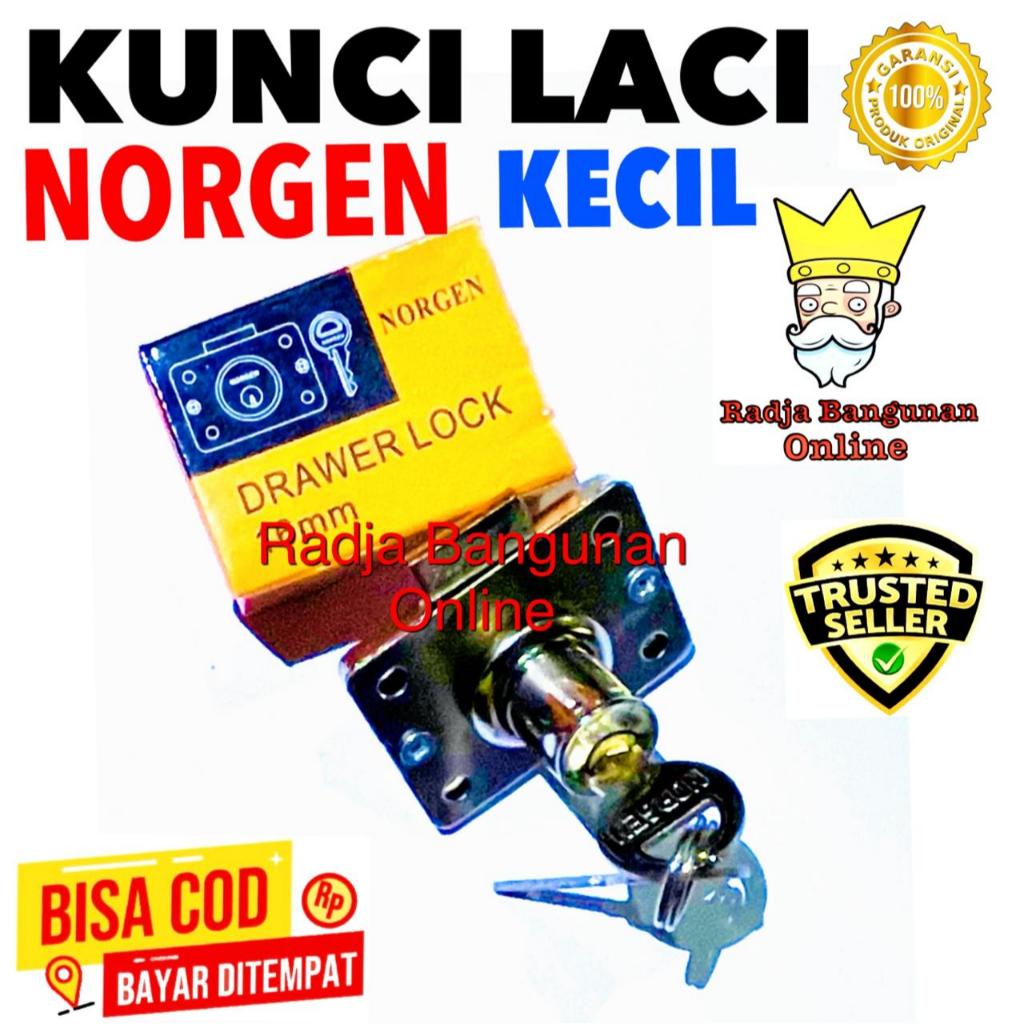 Kunci Laci Lemari Loker Kecil / Kunci Laci Kecil Model  808/ Kunci Lemari 808 Merk Norgen
